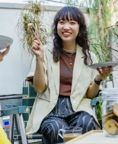 LEPSIM /【かつこ企画】シアージャケット・ベージュ〔新品タグ付〕