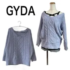 GYDA♡ふわふわもこもこ　ケーブルニット