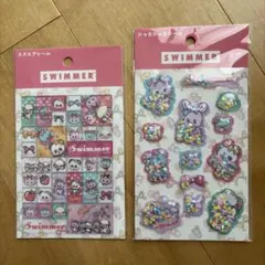 SWIMMER スクエアシール シャカシャカシール 2点セットのサムネイル
