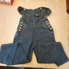 子供用　オーバーオール　サイズ140くらい？　デニム地