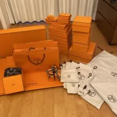 HERMES ショップ袋と箱セット