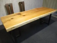 1671□ 楠 クス テーブル ローテーブル ダイニング 座卓 一枚板 天板