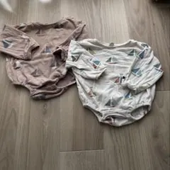 futafuta ロンパース2枚セット　双子