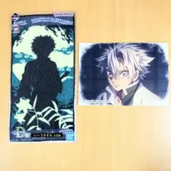 鬼滅の刃 一番くじ 柱稽古 不死川実弥 D賞 ハーフタオル E賞 ボード