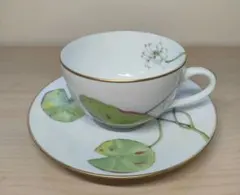 箱付き】エルメス 皿 丸皿 プレート ナイルの庭 睡蓮 金彩 デザート