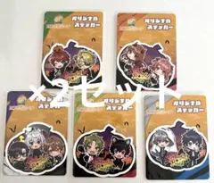 セブンイレブン カラフルピーチ　オリジナルステッカー全5種×2セット