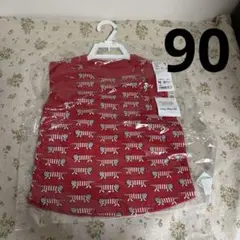未使用 ユニクロ リサラーソン レッド 90 Tシャツ 半袖 ベビー マイキー