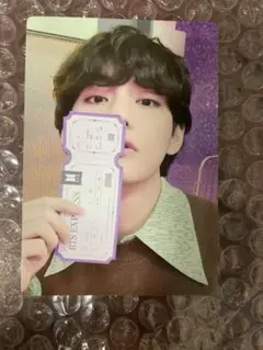 BTS sowoozoo  ミニフォトカードの特典　テテV