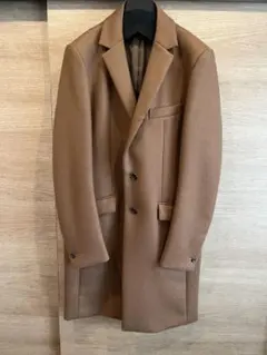 ATTACHMENT カシミヤ混平二重メルトンチェスターコート