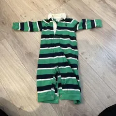 Ralph Lauren ストライプロンパース 70