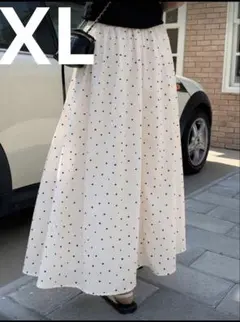 【匿名配送】フレアスカート ドットスカート　ドットフレアスカート【美品】