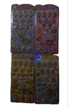 国内正規品！うるちゅるPOP SEALおぱんちゅうさぎ&んぽちゃむ 4枚セット