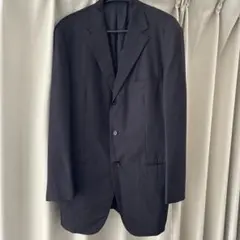 テーラードジャケット 黒 グレー