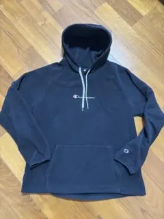 Champion ブラック フリースパーカー L POLARTEC チャンピオン