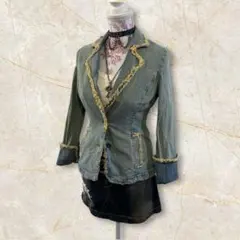 平成ギャル y2k ダメージ加工　デニムジャケット　archive NANA