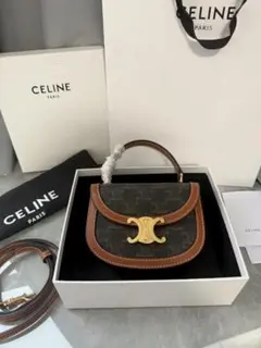CELINE ロゴ入りショルダーバッグ
