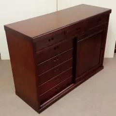 【未使用展示品】積み木タンス 分割式チェスト ダークブラウン【説明文必読】 未使用展示品】積み木タンス 分割式チェスト ダークブラウン【説明文