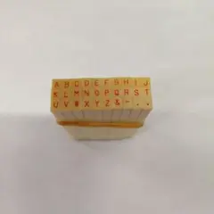 【谷本ゴム印】アルファベット＋記号　7号