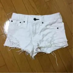 moussy ホワイトデニムショーパン