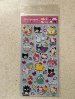 り*ん様 Sanrio サンリオキャラクターズ ラメ入り樹脂もりシール シンプル