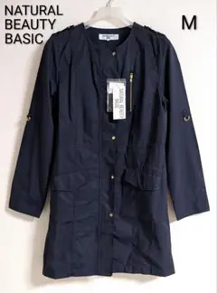 NATURAL BEAUTY BASIC ライトアウター/ ネイビーM