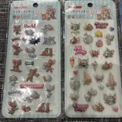 【新品未使用】Disney ぷくぷくシール4枚セット