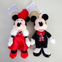 ディズニー ビッグバンドビートぬいぐるみバッジ ミッキー ミニー