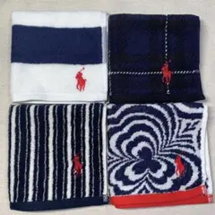 ラルフローレンハンドタオル 4枚セット Jセット