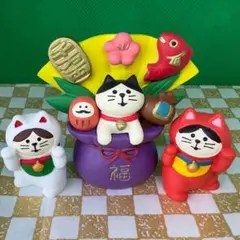 デコレ　コンコンブル　開運宝袋＆幸運招き猫＆福招き猫　送料無料　3個割5%OFF