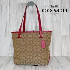 50 COACH コーチ シグネチャー ハンドバッグ トートバッグ - メルカリ