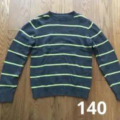 【GAP】ボーダー　ニットセーター　140