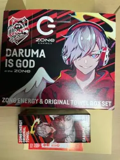 ZONE ENERGY DARUMA IS GOD ボックスとタオルのみ