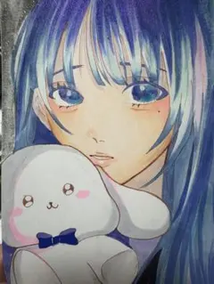 手描き イラスト オリジナル 一点物 オリキャラ　オリジナルキャラクター