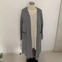 在庫セール　LAZY DAISY グレー ロングカーディガンMサイズ
