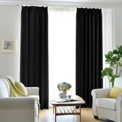 カーテン 99.9%以上 遮光 ドレープカーテン UVカット 形態記憶加工