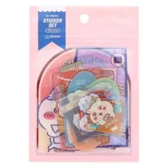 貼って剥がせるステッカーセット ちいかわ CS ピンク