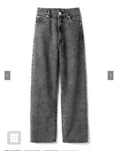 ストレートデニムパンツ　グレー　cu415