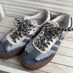 adidas sambae w atmosデニムスニーカー 24cm