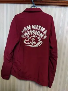 MAN WITH A MISSION 赤 コーチジャケット　Lサイズ