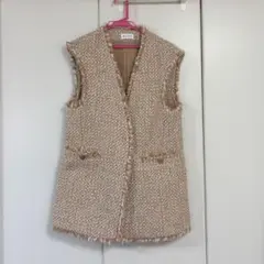 PLST プレステ ツイード ジレ