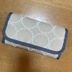 長財布　やりくり財布　ハンドメイド　ミナペルホネン
