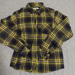 グローバルワーク　チェックネルシャツ