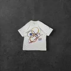 90sUSA製USA五輪100周年Tシャツ Hanes製 XLサイズオリンピック