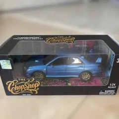 スバル インプレッサ ミニカー 1/24 モータマックス製 ブルーメタリックのサムネイル