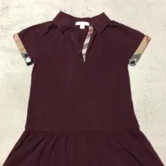 BURBERRY CHILDREN ポロワンピース メガチェック ホースロゴ刺繍のサムネイル