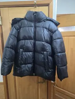 H&M ダウンジャケット メンズ ブラック L