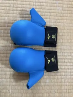 Mizuno 空手用グローブ 青 フリーサイズ