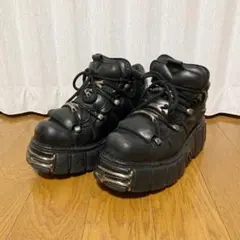 NEW ROCK M-WALL285 厚底ブーツ 40 - メルカリ