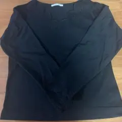 美品レトロガールカットソーM黒