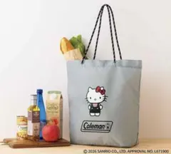 インレッド 2026年10月号付録 コールマン×ハローキティ 大容量エコバッグ
